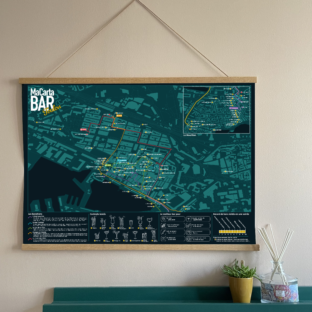 Carte des Bars de Toulon