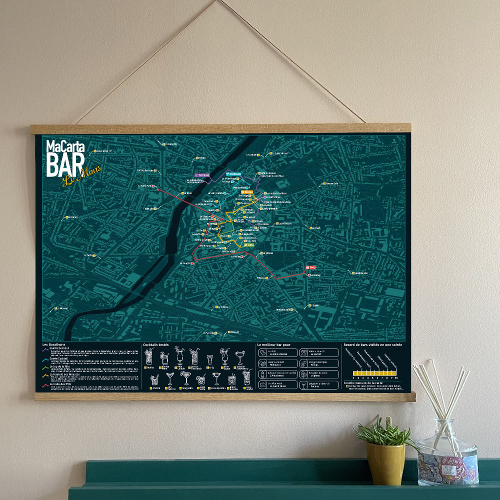 Carte des Bars du Mans