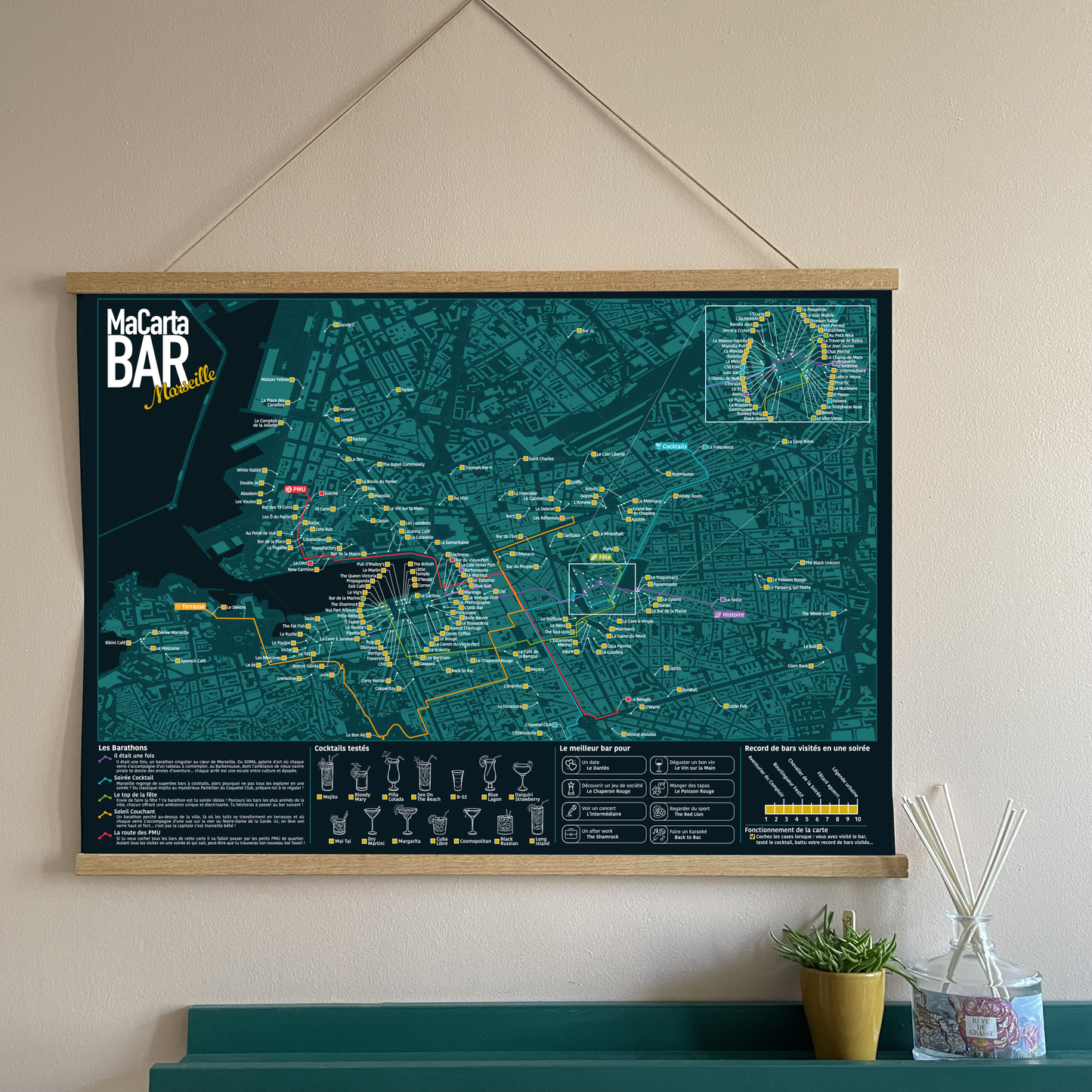 Carte des Bars de Marseille