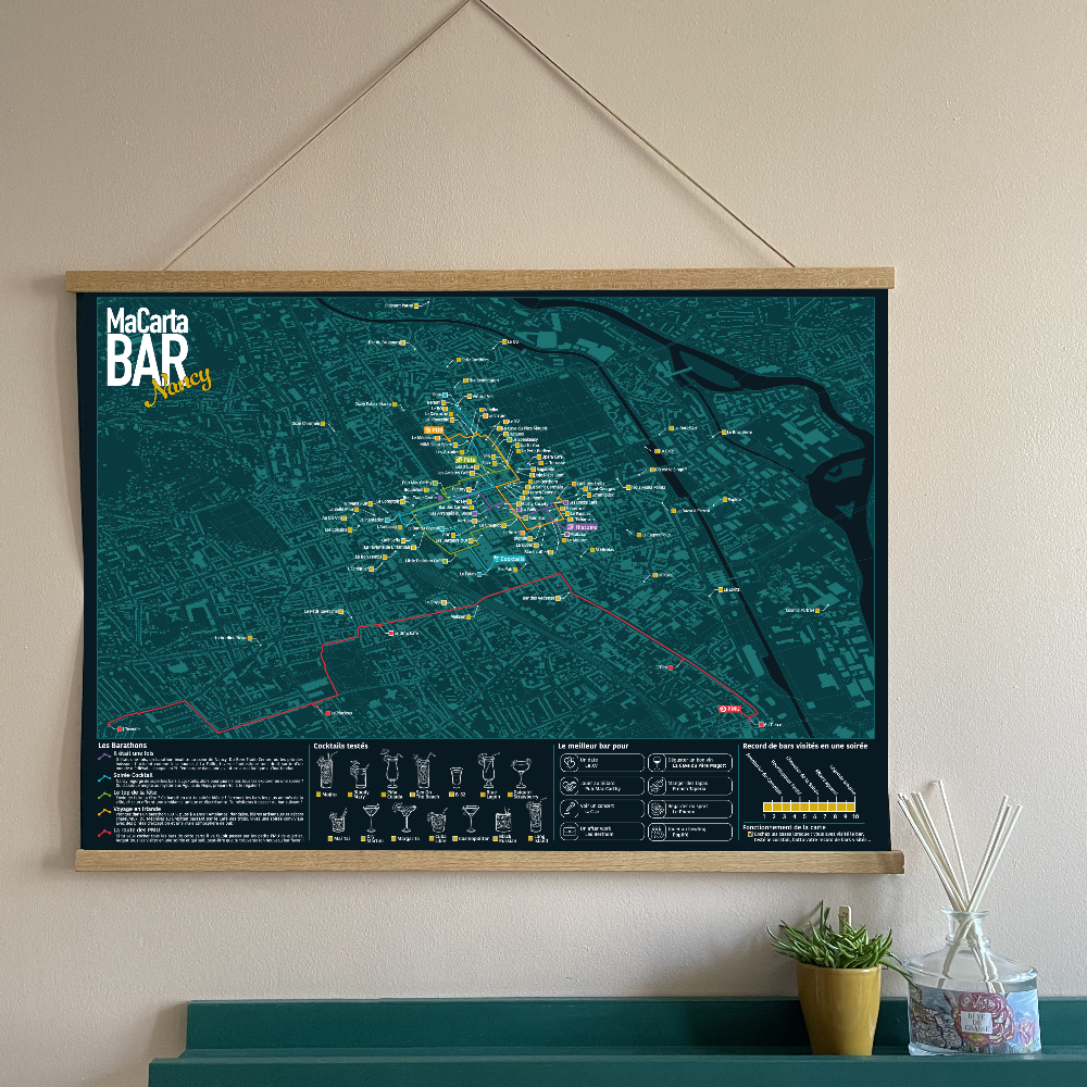 Carte des Bars de Nancy