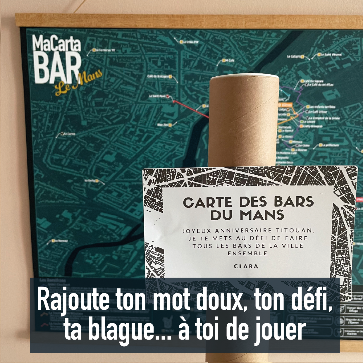 Carte des Bars du Mans