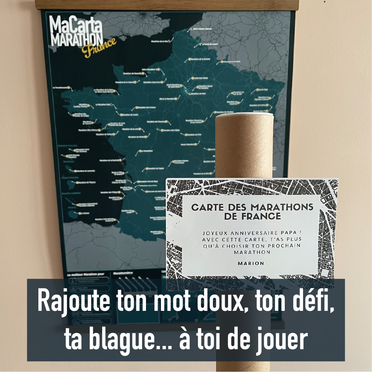 Carte des Marathons de France