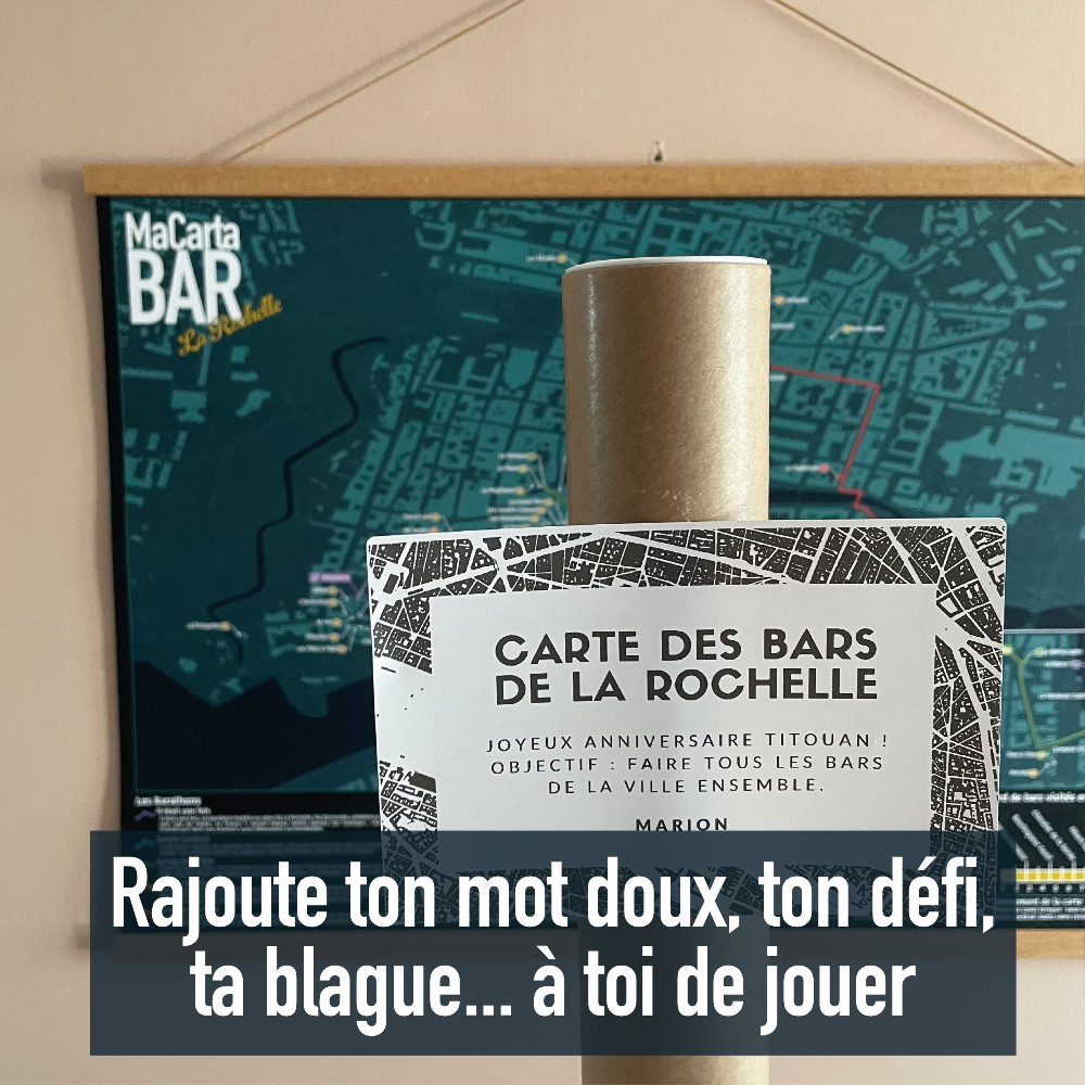 Carte des Bars de La Rochelle