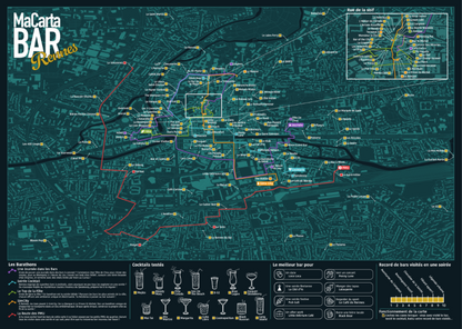 Cartes des Bars de Rennes