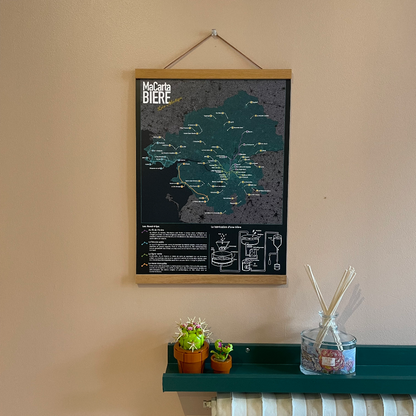 Carte des Bière Loire-Atlantique (59 brasseries à cocher)