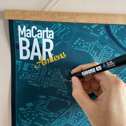 Carte des Bars d'Amiens