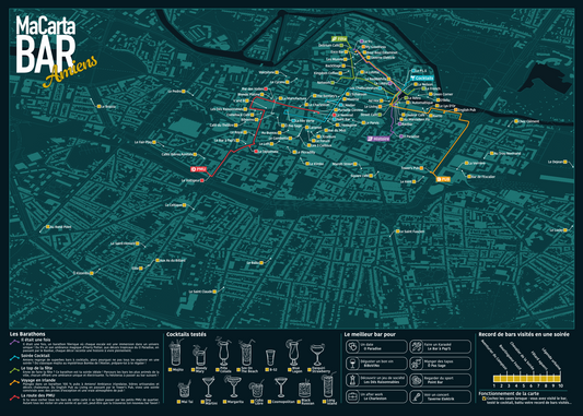 Carte des Bars de Amiens