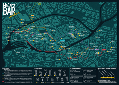 Carte des Bars de Strasbourg