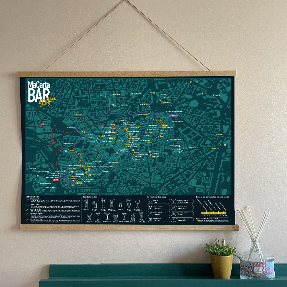 Carte des Bars de Dijon