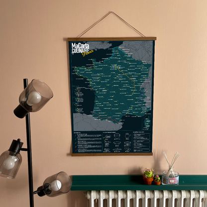 Carte des Spécialités Culinaires Françaises