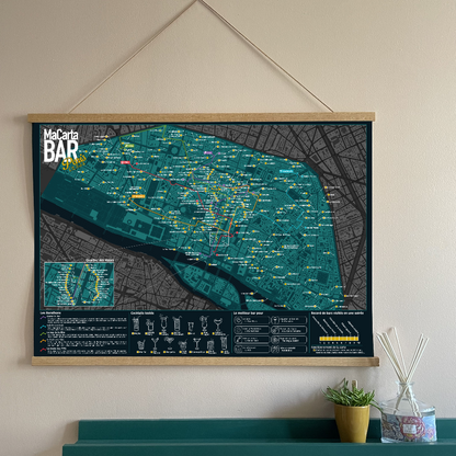 Carte des Bars de Paris 1er, 2ème, 3ème et 4ème arrondissements