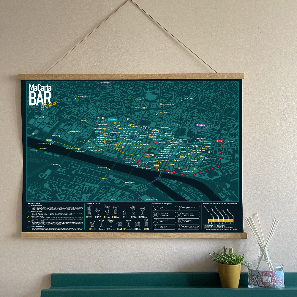Carte des Bars de Rouen