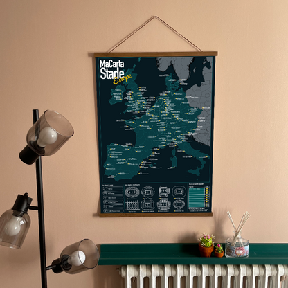 Carte des Stades de Football d’Europe