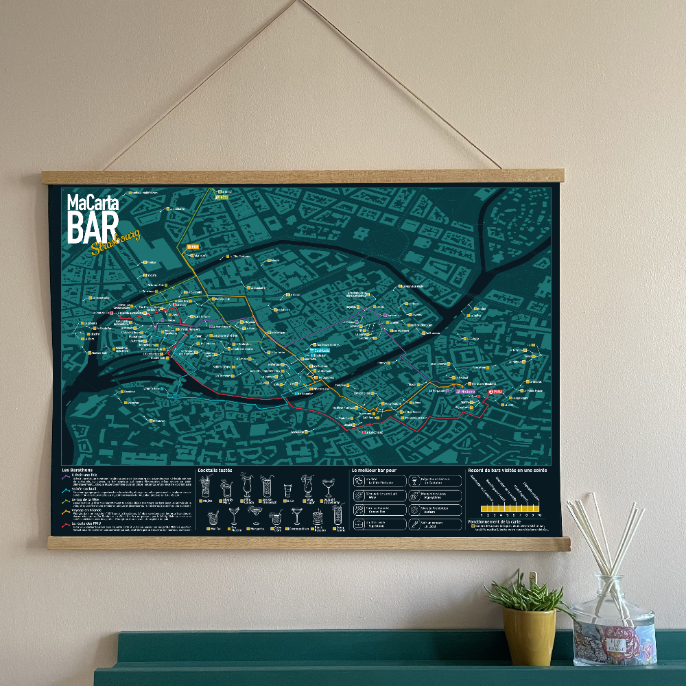 Carte des Bars de Strasbourg