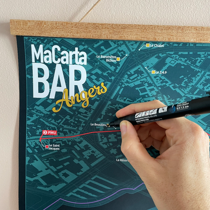 Carte des Bars d'Angers