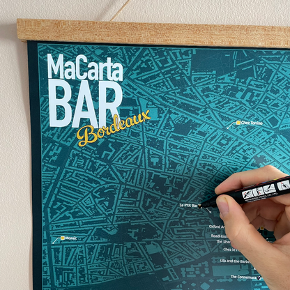 Carte des Bars de Bordeaux