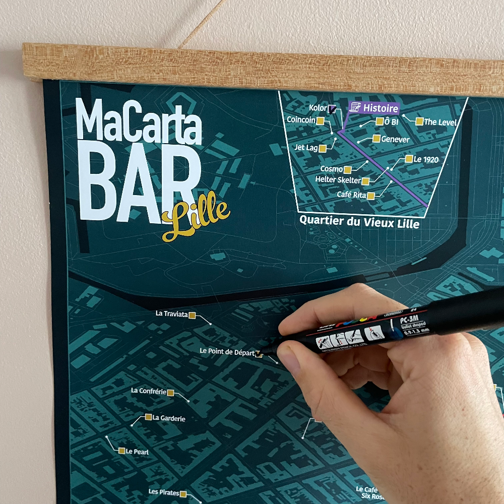 Carte des Bars de Lille