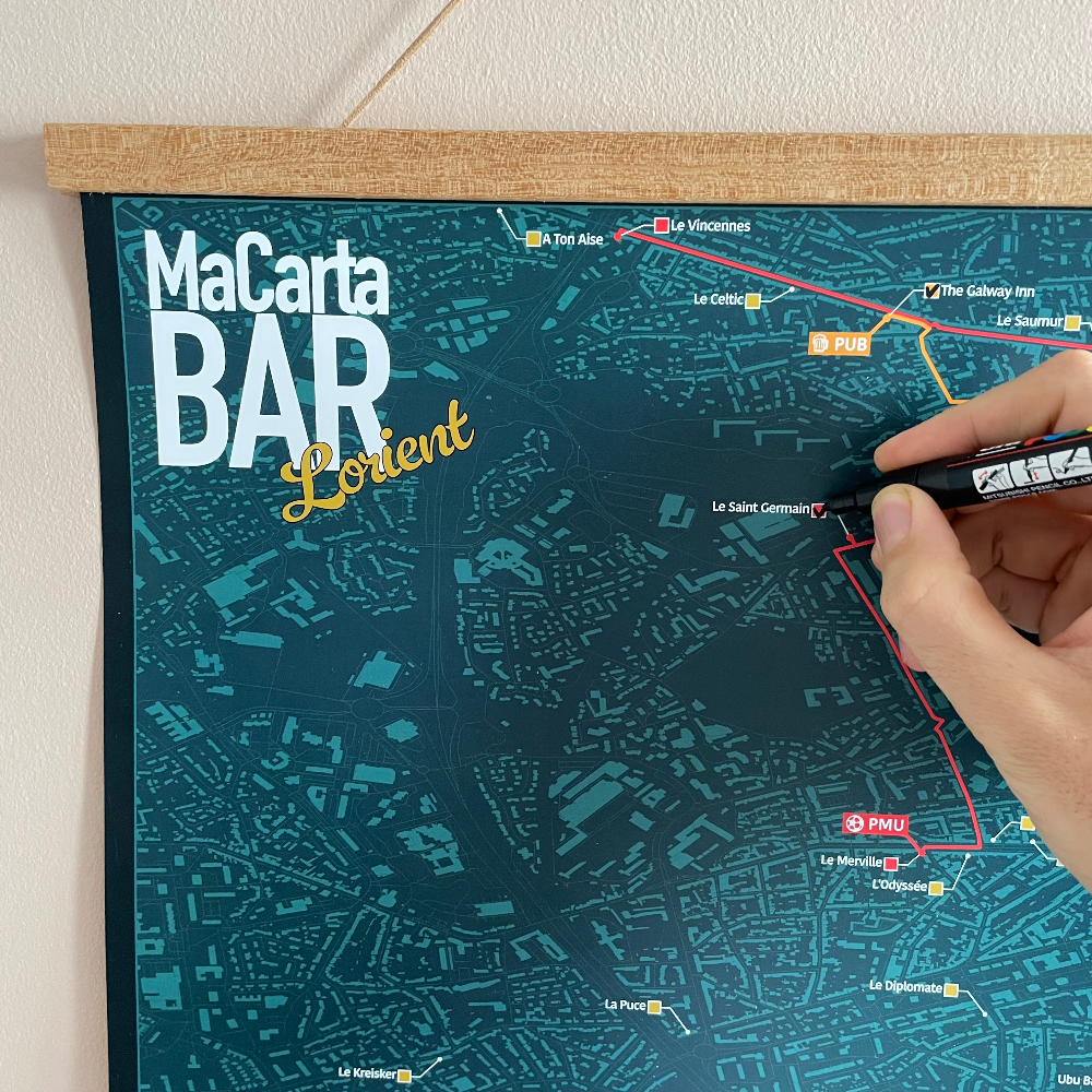 Carte des Bars de Lorient