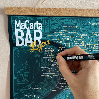 Carte des Bars de Lyon