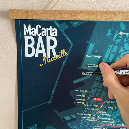 Carte des Bars de Marseille