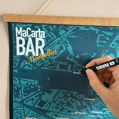 Carte des Bars de Montpellier