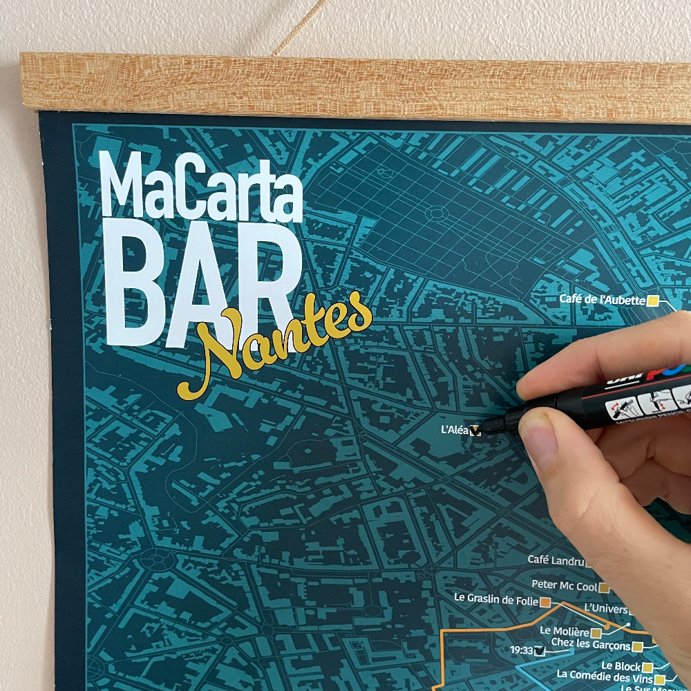 Carte des Bars de Nantes