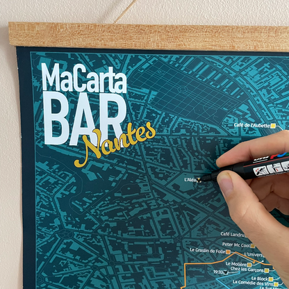 Carte des Bars de Nantes