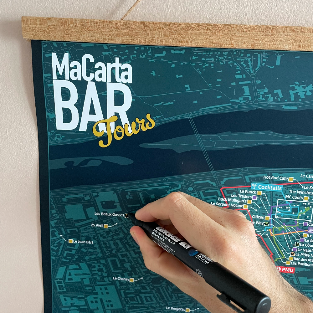 Carte des Bars de Tours