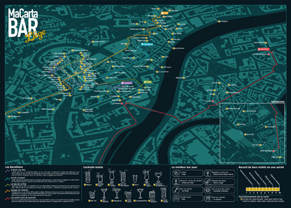 Carte des Bars de Liège