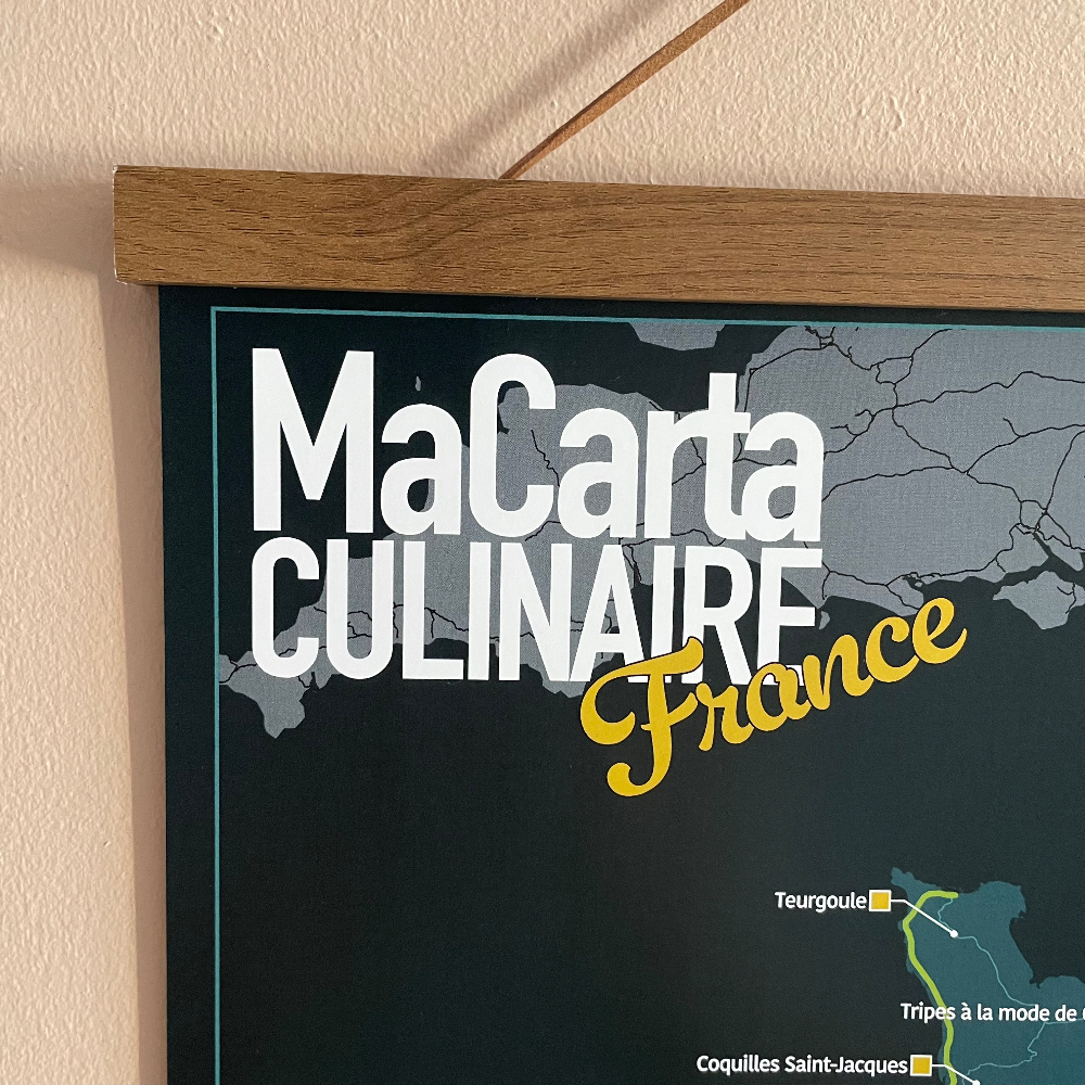 Carte des Spécialités Culinaires Françaises