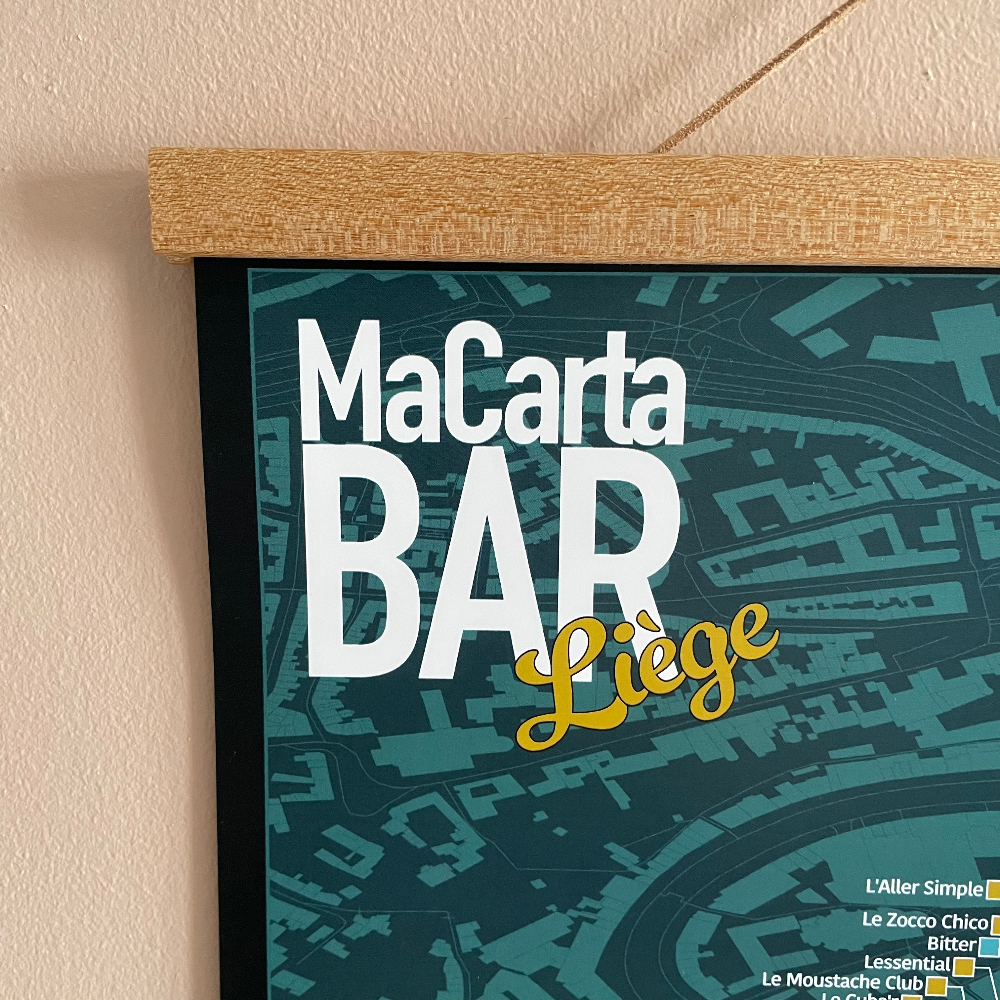 Carte des Bars de Liège