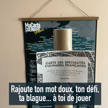 Carte des Spécialités Culinaires Françaises
