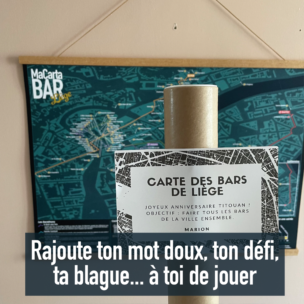 Carte des Bars de Liège