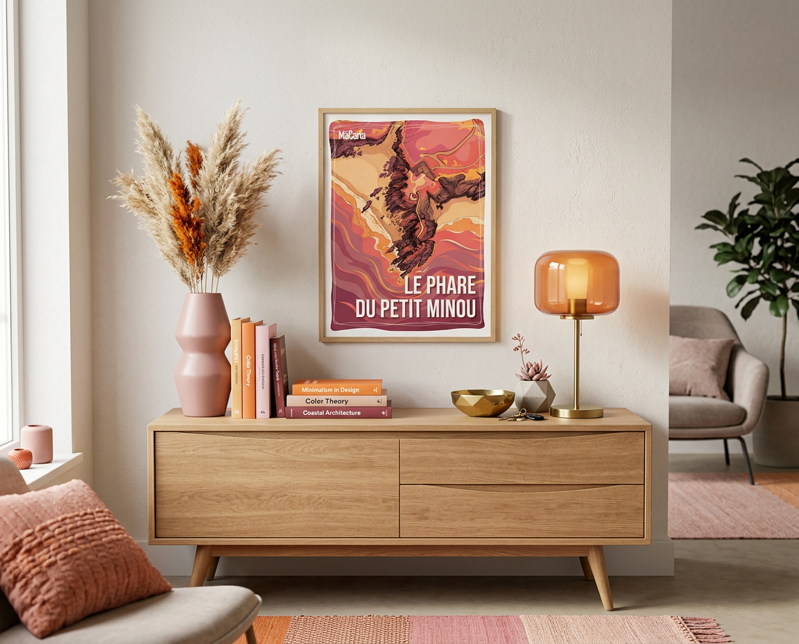 Affiche Phare du Petit Minou – Affiche Bretagne réversible 30x40