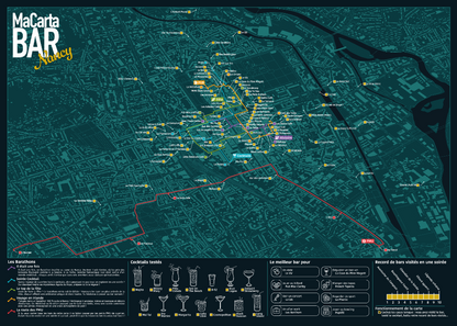 Carte des Bars de Nancy