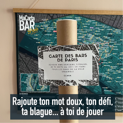 Carte des Bars de Paris 1er, 2ème, 3ème et 4ème arrondissements