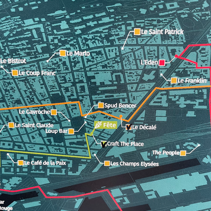 Carte des Bars du Havre