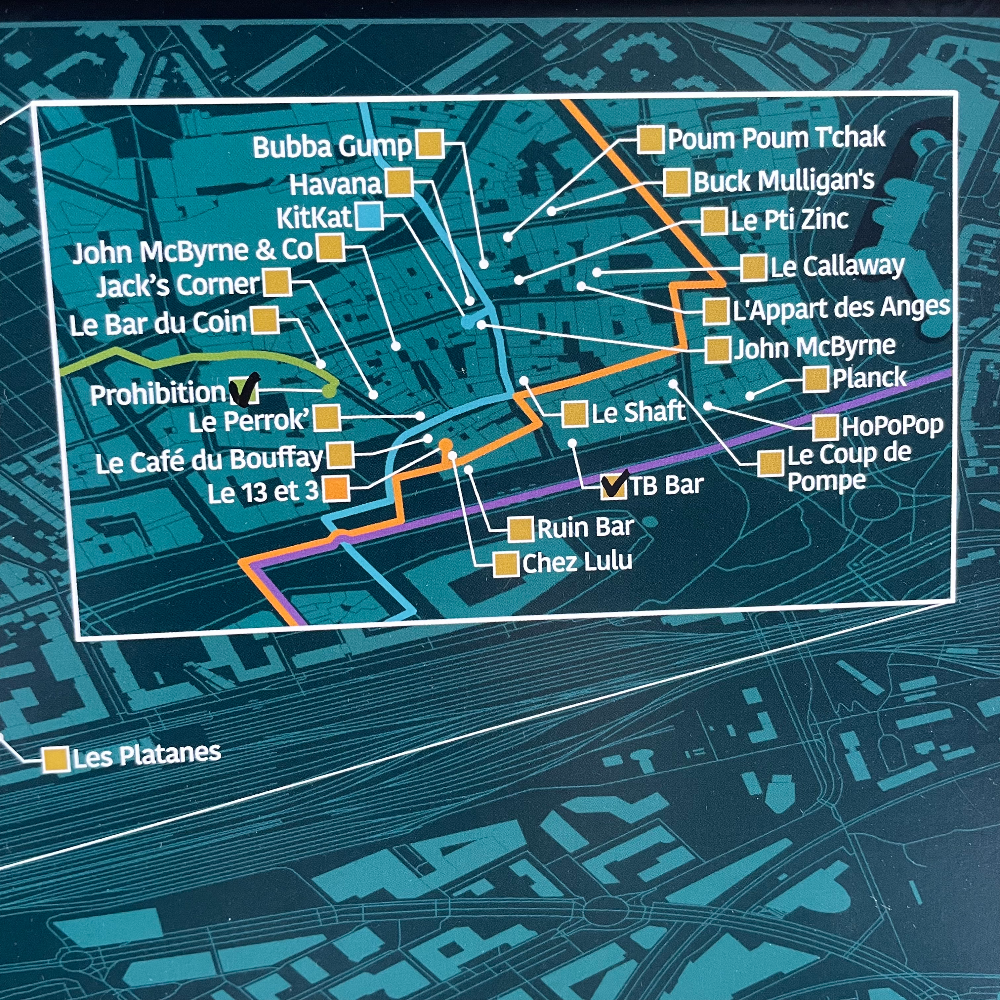 Carte des Bars de Nantes